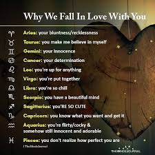 Although, this doesn't mean that he lacks personality! Why We Fall In Love With You Zodiac Signs N Secrets Facebook