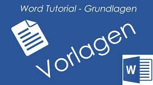 Handout vorlage word kostenlos : Tutorial Word 2016 Vorlagen Erstellen Benutzten Youtube