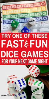 Have a friend with you? 10 Fun Dice Games For Kids And Families