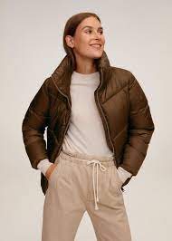 Quilted Jacket Women Mango United Kingdom Womens Quilted Jacket Quilted Jacket Jackets For Women