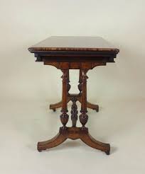19th C Figured Walnut Fold Over Card Table By Lamb Of Manchester Table Cards Tea Table Table