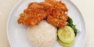 Ayam Telur Tempe Geprek Makanan Resep Makanan Resep