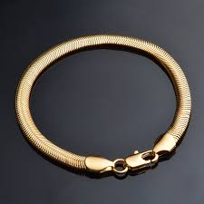 Gold bracelet for men with name. 20cm Silver Gold Bracelet Men Jewelry Snake Link Chain Bracelets 6mm Male Hip Hop Fashion Gift Hand Chain Womens Bracelet Buy At The Price Of 0 68 In Aliexpress Com Imall Com