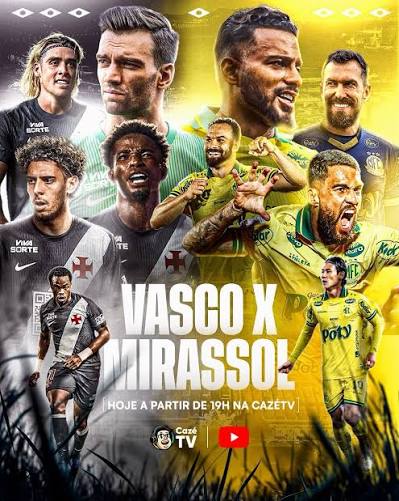 HOJE O CALDEIR&Atilde;O RECEBE VASCO X MIRASSOL E VOC&Ecirc; ASSISTE NA CAZ&Eacute;TV! 💢🦁 ⏰ A PARTIR DE 19H! #PlanejamentoCaz&eacute;TV #Brasileir&atilde;oNaCaz&eacute;TV #Brasileir&atilde;oNoYouTube #cztv06