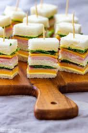 Perfect for brunch or afternoon tea! Mini Sandwiches For Party Appetizer Addiction