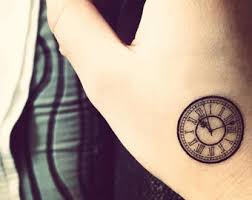 This melting clock tattoo can be pretty expensive, though, compared to most other tattoos. Clock Tattoo Etsy
