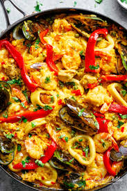 This Classic Spanish Paella Rivals Any Restaurant Paella A Handed Down Recipe For A Classic Seafood Paella Paella Recipe Seafood Paella Recipe Spanish Paella