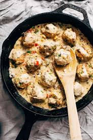 Cajun Chicken Meatballs In Tasty Cream Sauce Recipe Little Spice Jar Recipe Chicken Meatballs Cajun Chicken Cream Sauce Recipes