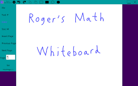 Roger S Math Whiteboard