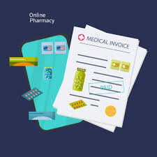 Online Apotheke Auf Rechnung Illustrationen Und Vektorgrafiken Istock