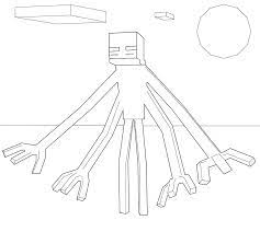 Minecraft mutant enderman coloring pages. Enderman Mutant Enderman Minecraft Coloring Pages Novocom Top