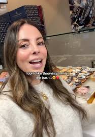 Alexandra Lourdes Giving Donuts to Firemen