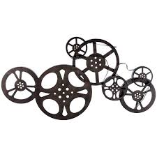 Outdoor metal wall decor birds crazymba club. Antique Bronze Metal Movie Reel Wall Decor Hobby Lobby 314377