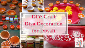 Diyadecoration #diy #diwali easy diya decoration ideas. Diy Diya Decoration For Diwali K4 Craft