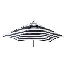 Black And White Outdoor Umbrella Walmart Destinationgear Euro 9 Umbrella Black And White Stripe Patio Pole Walmart Com Patio Umbrella Market Umbrella Umbrella