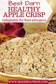Best Indulgent Healthy Apple Crisp Recipe Ever Recipe Apple Recipes Healthy Apple Apple Crisp