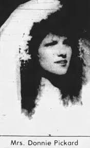 Wedding Picture of Christina Lynn Randolph Pickaed in newspaper