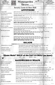 Maybe you would like to learn more about one of these? Wintergarden Tavern Menu In Livonia Michigan Usa