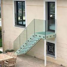 Read further for modern ideas on outdoor stairs. China Prefabricated Stairs Outside Straight Glass Staircase China Glass Staircase Straight Glass Staircase