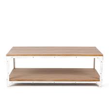Solid wood long jonhs coffee table. Wooden And Iron Coffee Tables For Bars And Cafes