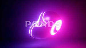 3d Render Abstract Background Seamless Animation Glowing Neon Torus Shape Stock Footage Ad Seamless A Abstract Backgrounds Abstract Animation Background