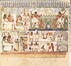 Nakht And Family Fishing And Fowling Tomb Of Nakht Norman De Garis Davies 1865 1941 Tempera On P Egyptian Painting Egyptian Art Ancient Egyptian Paintings