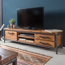 Tv Lowboard Atelier I Akazie Teilmassiv Tv Mobel Tv Mobel Lowboard Lowboard