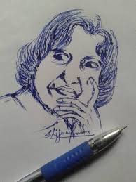 This sketch has become very famous. A P J Abdul Kalam My Pen Drawing Steemit