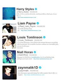 If You Need There Twitter Names One Direction Live We Always Love You One Direction