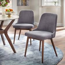 Carson Carrington Tornio Dining Chair Set Of 2 Set Of 2 Grey Dining Height Brown Dining Chairs Upholstered Side Chair High Back Dining Chairs