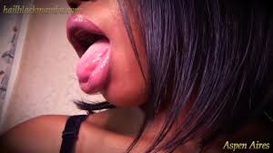 Ebony tongue fetish