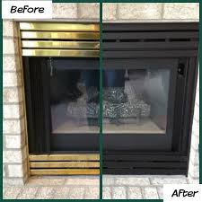 I painted 2 brass lamps with chalk paint. Paint Suggestion For Gas Fireplace Trim Homeimprovement