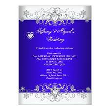 Royal Blue Wedding Silver White Diamond Hearts Invitation Zazzle Com In 2020 Royal Blue Wedding Royal Blue Wedding Invitations Blue Wedding Invitations