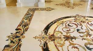 Certainly the overall look is important to you and your design, but the finish for your natural stone may be better suited to certain areas of the home or the finish may impact the nature of maintenance required in the. Marble Medallion Borders Capri 1 Marble Flooring Design Marble Medallion Luxury Marble Flooring