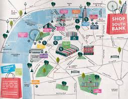 Find Unique And Unusual Christmas Gifts Shop South Bank Map South Bank Illustrated Map