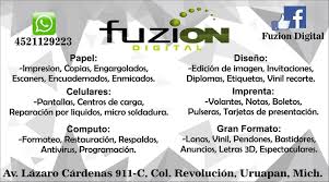 Fuzion Centro De Copiado E Impresión