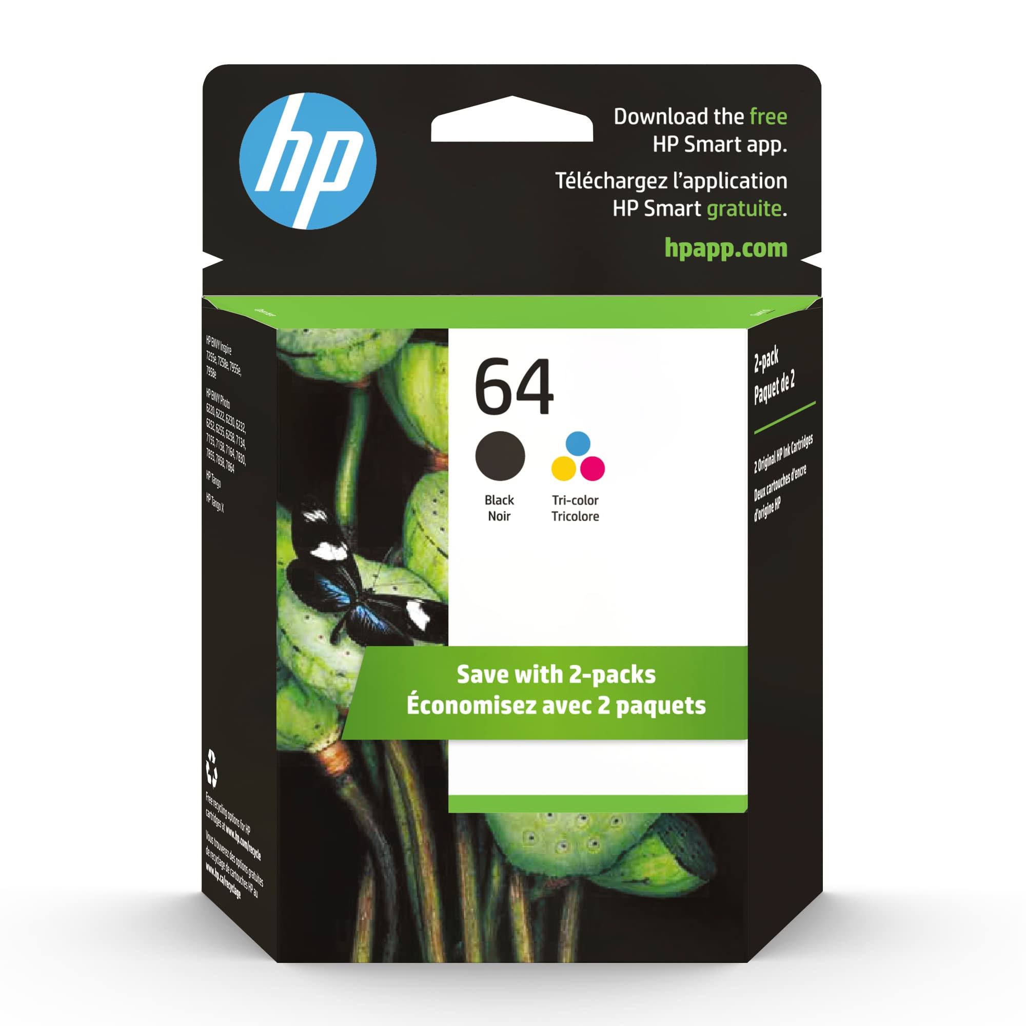 Original HP 64 Black Ink Cartridge