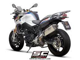 Três cores que reforçam o design dinâmico. New Exhaust Range For Bmw F 800 R Sc Project