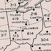 Which country has the area code 216 ? Area Codes 614 And 380 Wikipedia