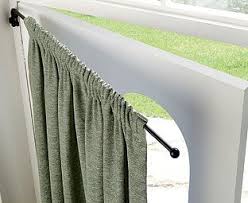 Natural iron oiled finish comes in. If You Have Ever Tried To Hang A Door Curtain From A Standard Pole You Will Know Why This Drapery Arm Is Curtains Front Door Curtains Front Doors With Windows