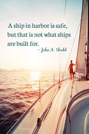 Image result for ship in the harbor is safe