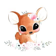 Finally, add the two legs on the far side of the deer. Baby Deer Cartoon Drawing Novocom Top