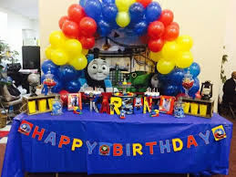 Birthday Thomas The Train Images Thomas The Tank Engine 4th Birthday Party Thomas Train Birthday Train Birthday Party Decorations Thomas The Train Birthday Party