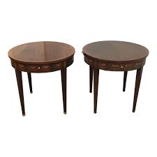 You'll find coffee tables in every shape, size, color, material, & style. Baker Furniture Round Side Tables A Pair Design Plus Gallery