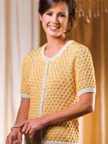 Free Short Sleeved Sweater Knitting Patterns Page 1