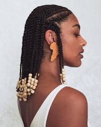 Shape Of Africa Afrocentric Natural Wood Hand Stained Painted Earrings African And Caribbean Inspired Jewelry In 2020 Natural Hair Styles Black Girl Braided Hairstyles Natural Hair Braids