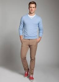 Tipping Point Heathered Light Blue Mens Outfits Clothes Men Sweater