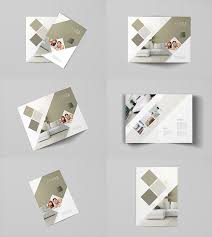 A4 Bi Fold Brochure Mockup In 2020 Bi Fold Brochure Photoshop Mockup Free Psd Template Free