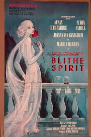 Blithe spirit is a movie starring isla fisher, dan stevens, and leslie mann. Blithe Spirit Original Vintage Film Poster Original Poster Vintage Film And Movie Posters Vintage Film Film Posters Vintage Movie Posters