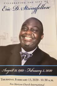 Eric Stringfellow, Founder of Tougaloo College Mass Comm. Dept. and of  Harambee Dies at 59